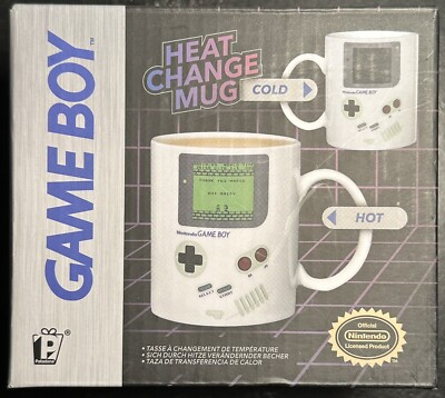 Nintendo Gameboy Heat Change Drink Mug Official Licensed Product - New In Box