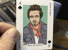 2019 Music Genius Playing Card Rik Lee/Charlie Harris Illust. BRUCE SPRINGSTEEN