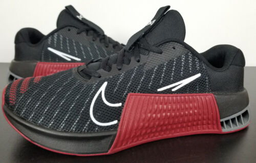 ZAPATOS DE ENTRENAMIENTO NIKE METCON 9 NEGRO GRANATE ROJO CROSSFIT GIMNASIO FD5431-011 (TALLA 9.5) - Imagen 3 de 13
