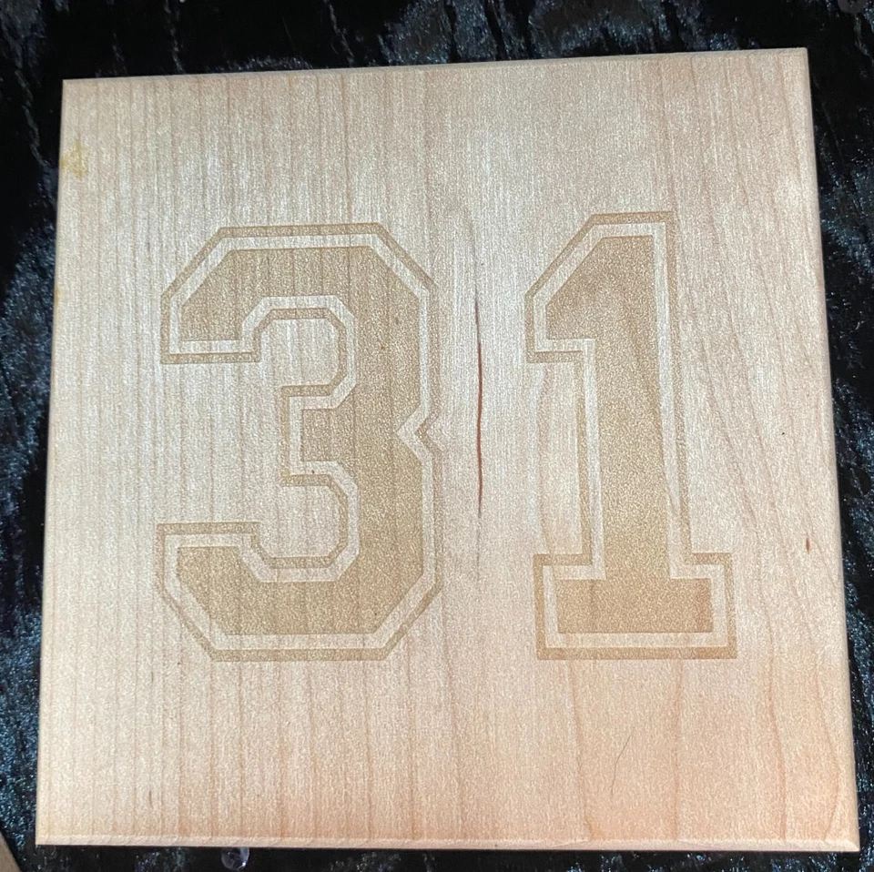 Set of Four Man Crates Atlanta Braves Wooden Coaster With Bottle Cap Opener  - Image 3 of 4