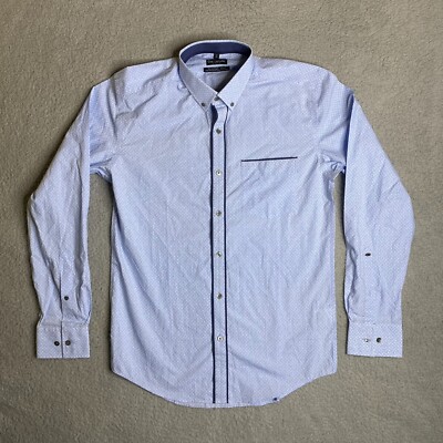 Guy Laroche Paris Prestige Line Dress Shirt Mens 16 34 Light Blue Floral Casual | eBay Guy Laroche Paris Prestige Line Dress Shirt Mens 16 34 Light Blue Floral Casual | eBay