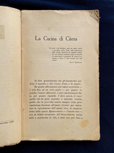 Rompini - La Cucina dell'Amore Manuale Culinario - Catania 1926 Guaitolini - Foto 5 di 6