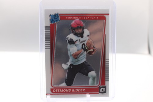 Desmond Ridder #27 2022 Panini Chronicles Draft Picks Donruss Optic Rated Rookie card