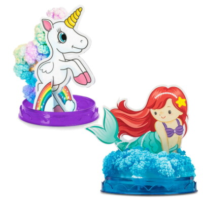 Magische wachsende Meerjungfrau oder Einhorn Kristall Kit Wissenschaft Aktivität Weihnachtsgeschenk Spielzeug