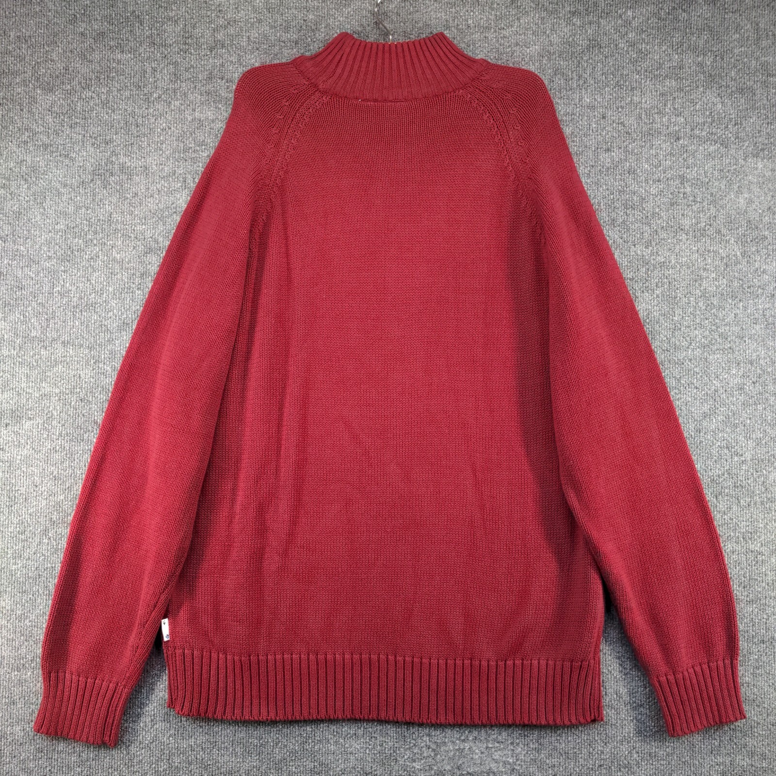 Phys. Sci. Men's Cable Knit Pullover Sweater Red … - image 5