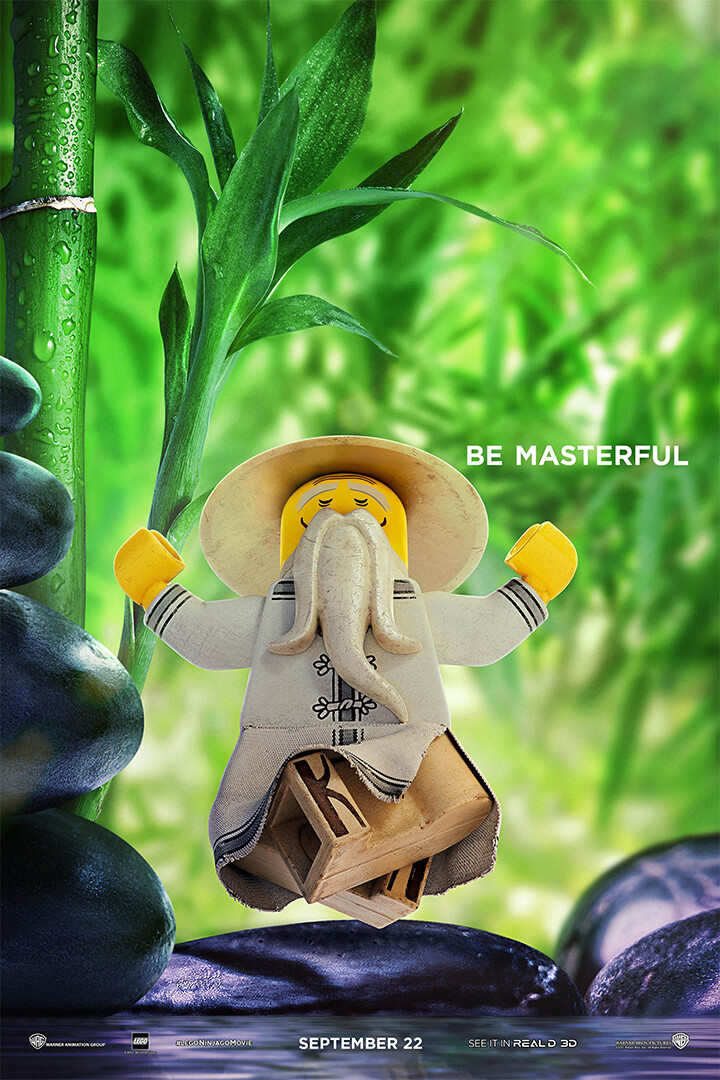 The Lego Ninjago Be Masterful Movie Art Wall Indoor Room Outdoor