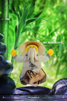The Lego Ninjago Be Masterful Movie Art Wall Indoor Room Outdoor