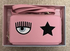 Borsa a tracolla Chiara Ferragni rosa occhio stella logo nuova con etichetta