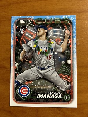 2024 Topps Holiday Baseball #H84 Shota Imanaga Christmas Lights SP