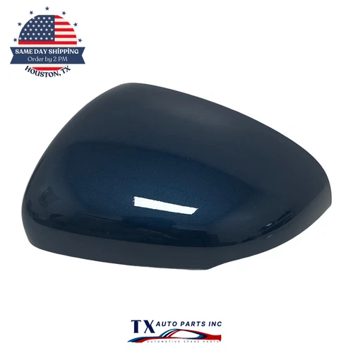 Driver Side Mirror Cover For 2018-2024 Mercedes A / CLA Denim Blue Metallic