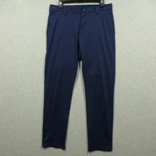 Rhone Pants Men 32X30 Blue Commuter Slim Stretch Performance Golf Media pocket