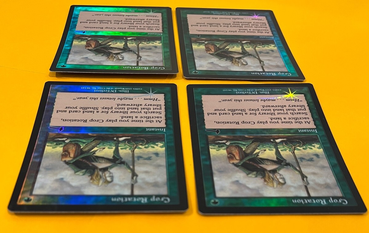 MTG CROP ROTATION (FOIL) (x 4) Urza's Legacy (OldManMTG 006 MTG CROP ROTATION (FOIL) (x 4) Urza's Legacy (OldManMTG 006