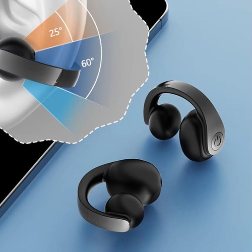 Noise Reduction Wireless Headphone Lightweight Ear Clip Headphone Outdoor - Zdjęcie 3 z 11