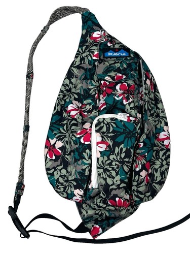 KAVU MINI ROPE BAG Painted Floral BACKPACK SLING CROSSBODY  display picture 3