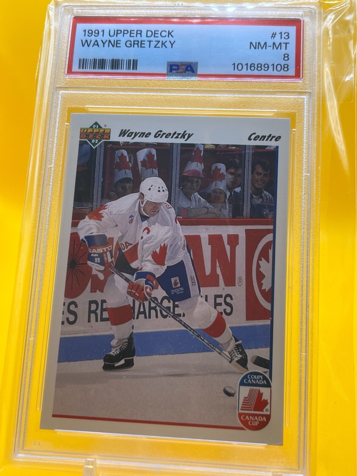 1991-92 Upper Deck - Canada Cup Wayne Gretzky #13 French