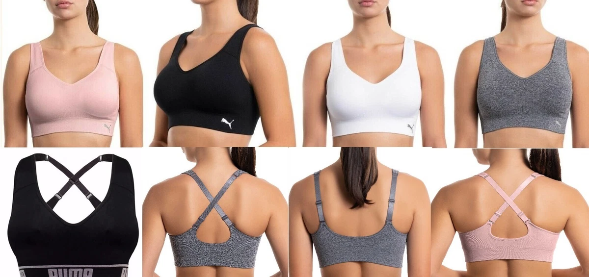 Puma Performance Women's 2-Pack Seamless Sports Bra - Colors