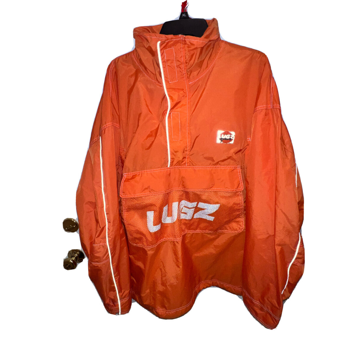 VINTAGE LUGZ SPORT WINDBREAKER PULLOVER JACKET SZ MENS XXL VINTAGE LUGZ SPORT WINDBREAKER PULLOVER JACKET SZ MENS XXL