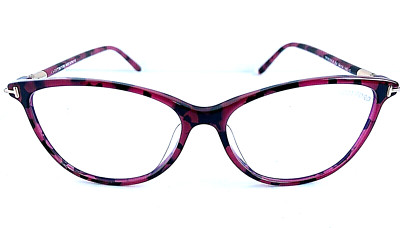 Tom Ford Women's Eyeglasses FramE 56164 54mm 54-14-140 Cat Eye Magenta Red 