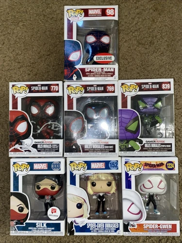 Spider-Man Funko Pop Lot