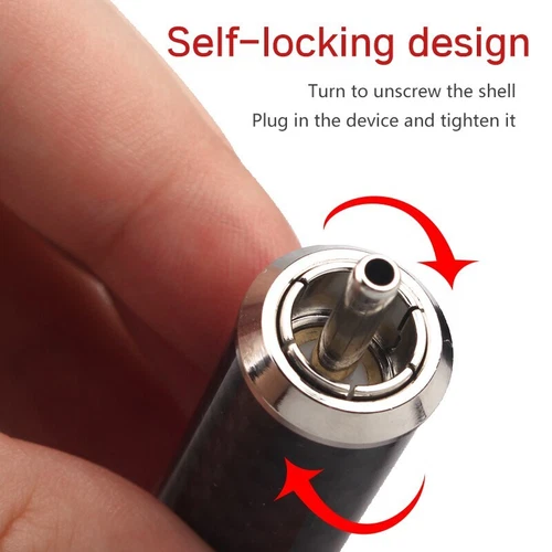 Preffair Brass Rhodium Plated RCA Plugs Kit for Customize Your Audio Cables DIY - Picture 8 of 11