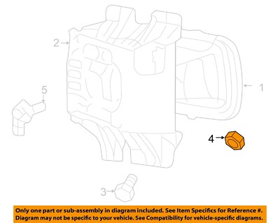 FORD OEM 99-18 C-Max Bumper Components-Valance Panel Nut W520802S441