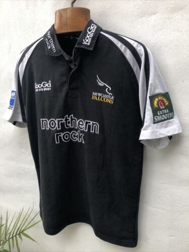 Newcastle Falcons Home Rugby Jersey KooGa 2003-2004 Men’s Medium Vintage Shirt - Picture 4 of 18