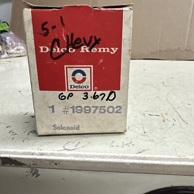 Delco #1997502 E.G.R Valve Solenoid 1980 Chevy W/231 V6 NOS