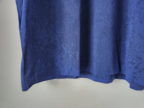 NWT LULULEMON PNTN/PSYH Navy Blue Metal Vent Tech SS 2.0 Shirt Men's XL