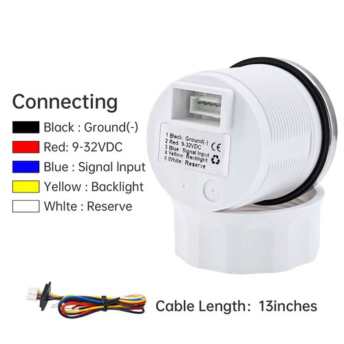 5 Gauges Set 85mm GPS Speedometer 120 MPH with Tacho Multi-functional Gauge Set - Picture 10 of 14