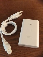 UniFi PoE 48V Gigabit Network Power Supply with Ethernet. Perfect for Ubiquiti