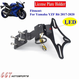 Led Tail Tidy Fender Eliminator Kit License Plate Bracket For Yamaha Yzf R6 Ebay