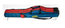 fodero porta canne 2000/2 160cm blu rosso portacanne da pesca surfcasting borsa