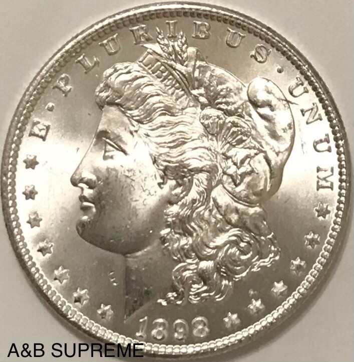 1898 O Morgan Dollar From OBW Estate Roll Choice-Gem Bu