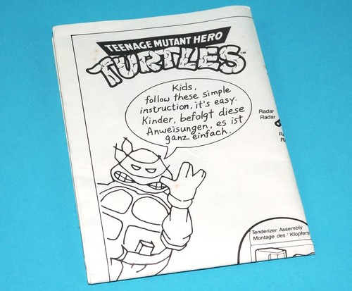 TMNT TEENAGE MUTANT NINJA TURTLES PARTY WAGON COMPLETE BOXED EURO HERO BOX 19... - Picture 13 of 14