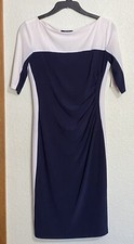Women's CHAPS Sheath Dress Size XS Navy & White