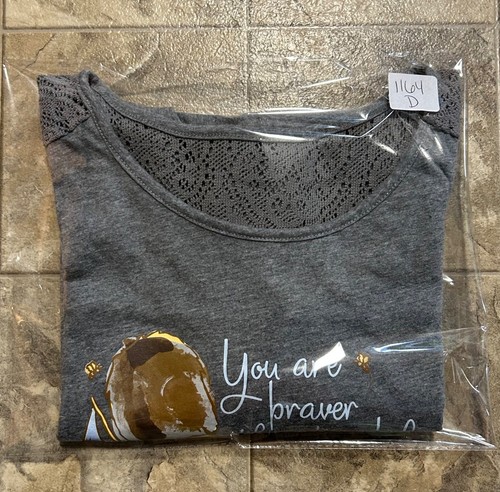 Disney Parks UK Regno Unito Epcot Winnie The Pooh camicia donna grande usata in ottime condizioni - Foto 12 di 12