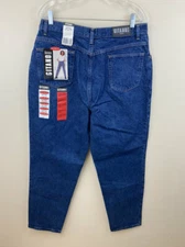 NWT Gitano 18 Avg Vintage Denim Mom Blue Jeans Dark Wash High Rise