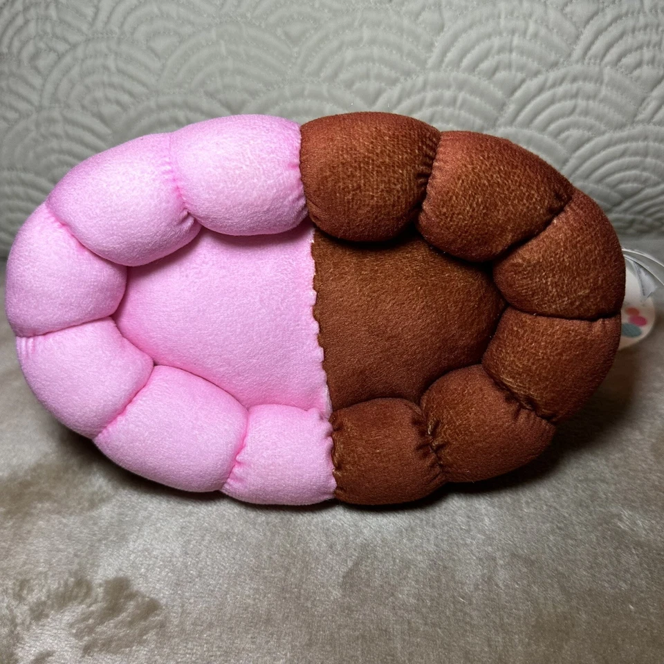 NWT Num Noms Strawberry Pink Chocolate Brown Ice Cream Scoop Bear 10” Plush RARE - Image 3 of 4