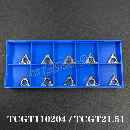 10pcs TCGT2 1.5 1 TCGT110204-AK N01 Cemented carbide For high gloss aluminum - Picture 3 of 7