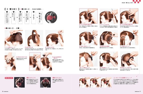 Japanese Hair Guide - Updos for Coming of Age, Weddings, Master Techniques - Picture 5 of 9