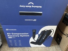 Air Compression Leg Massager With Heat - Black