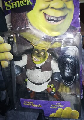 McFarlane Shrek Dragon Battling Battlin' 6' Figure w/ Sword Helmet FREE SHIP