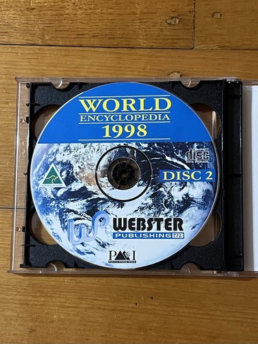 Webster’s World Encyclopedia 1998 + Australia 1998 Windows 95 PC CD ROMS - Picture 4 of 5