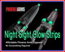 Night Sights Upgrade Phoenix Arms HP22 HP22a HP25 DIY Military Grade Glow Strips
