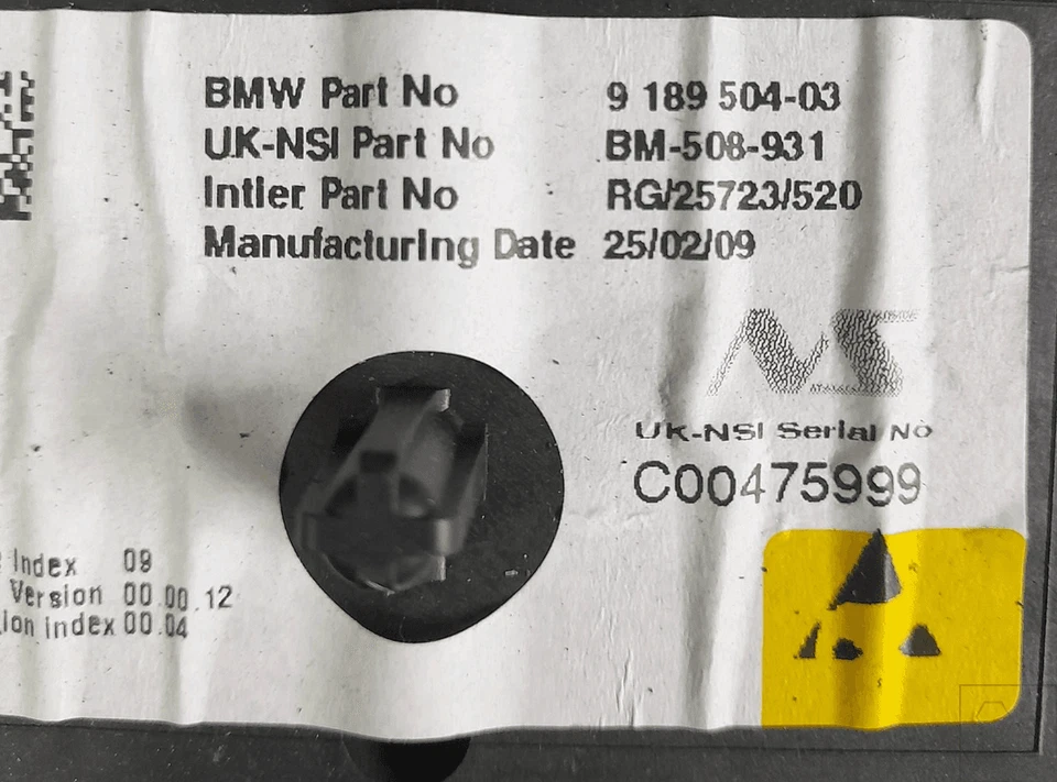 62109233769 Contakm.  MINI MINI Clubman (R55) 1.4 One 16V Sw 4p/b/1397cc - Immagine 2 di 2