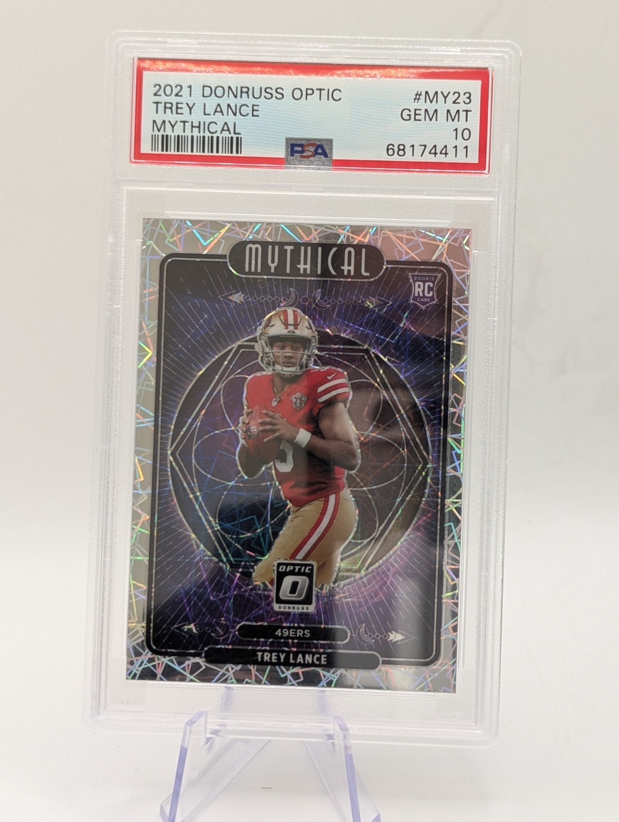 Trey Lance Panini Donruss Optic Mythical #MY23 Base