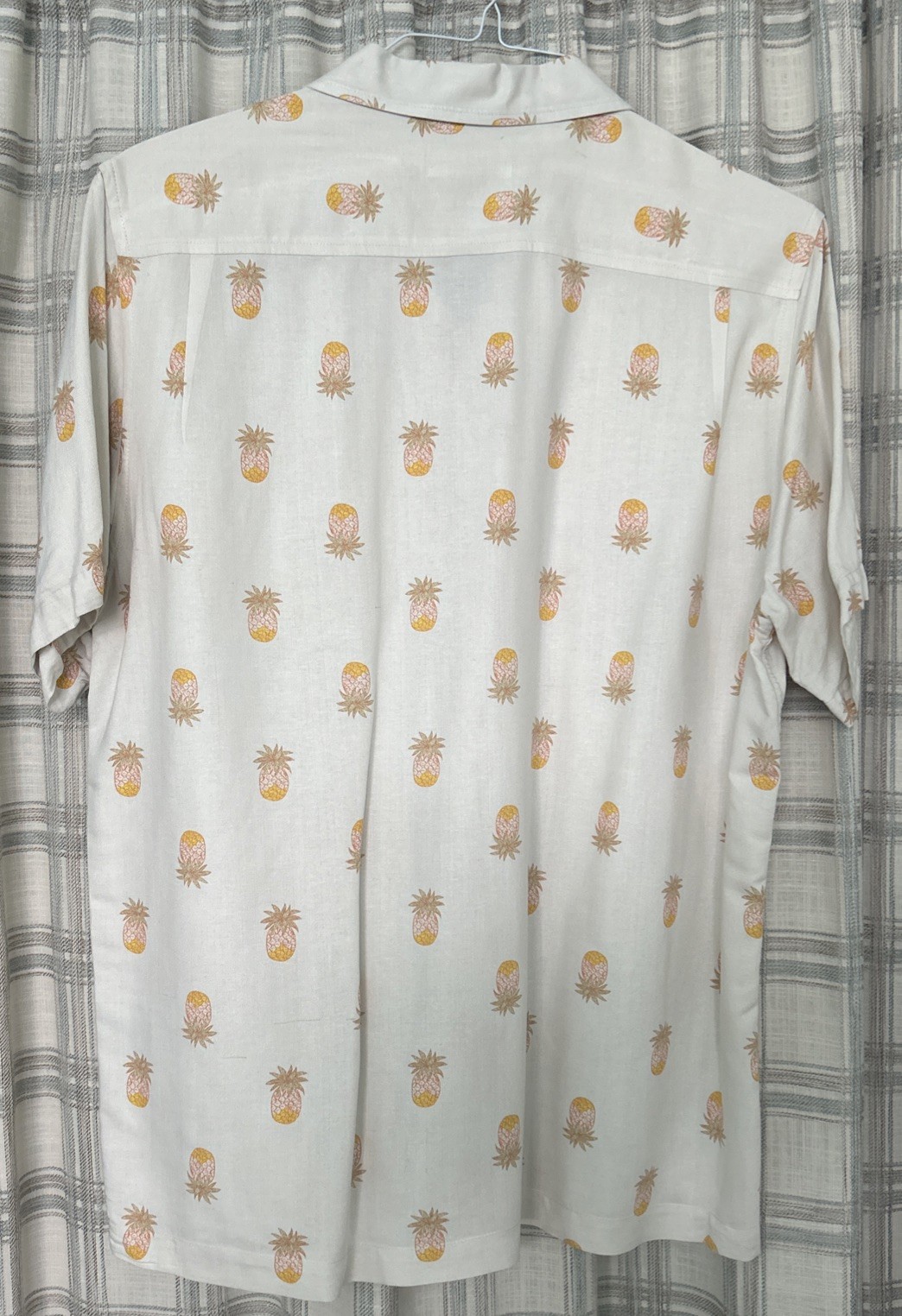 Upside Down Pineapple Short Sleeve Button Down Sh… - image 4