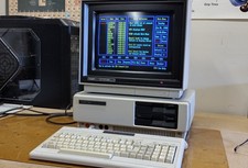 TANDY 1000 Personal Computer, Monitor, and Printer from Radio Shack - Working