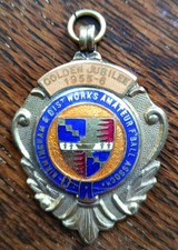 Birmingham District Works Amateur Football Association Medal 1955 Golden Jubilee