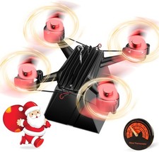 PEDOOD Stove/Log burner Fan Standing Drone Design 4 Heads 8 Blades